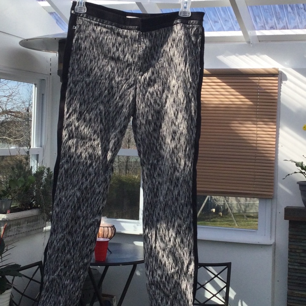 Size 10 Rebecca Taylor black and white slacks